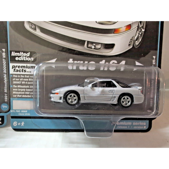 Auto World 91 MITSUBISHI 3000GT VR-4 White VHTF! Blue Limited-Edition Lot 2 NEW! - Picture 5 of 15